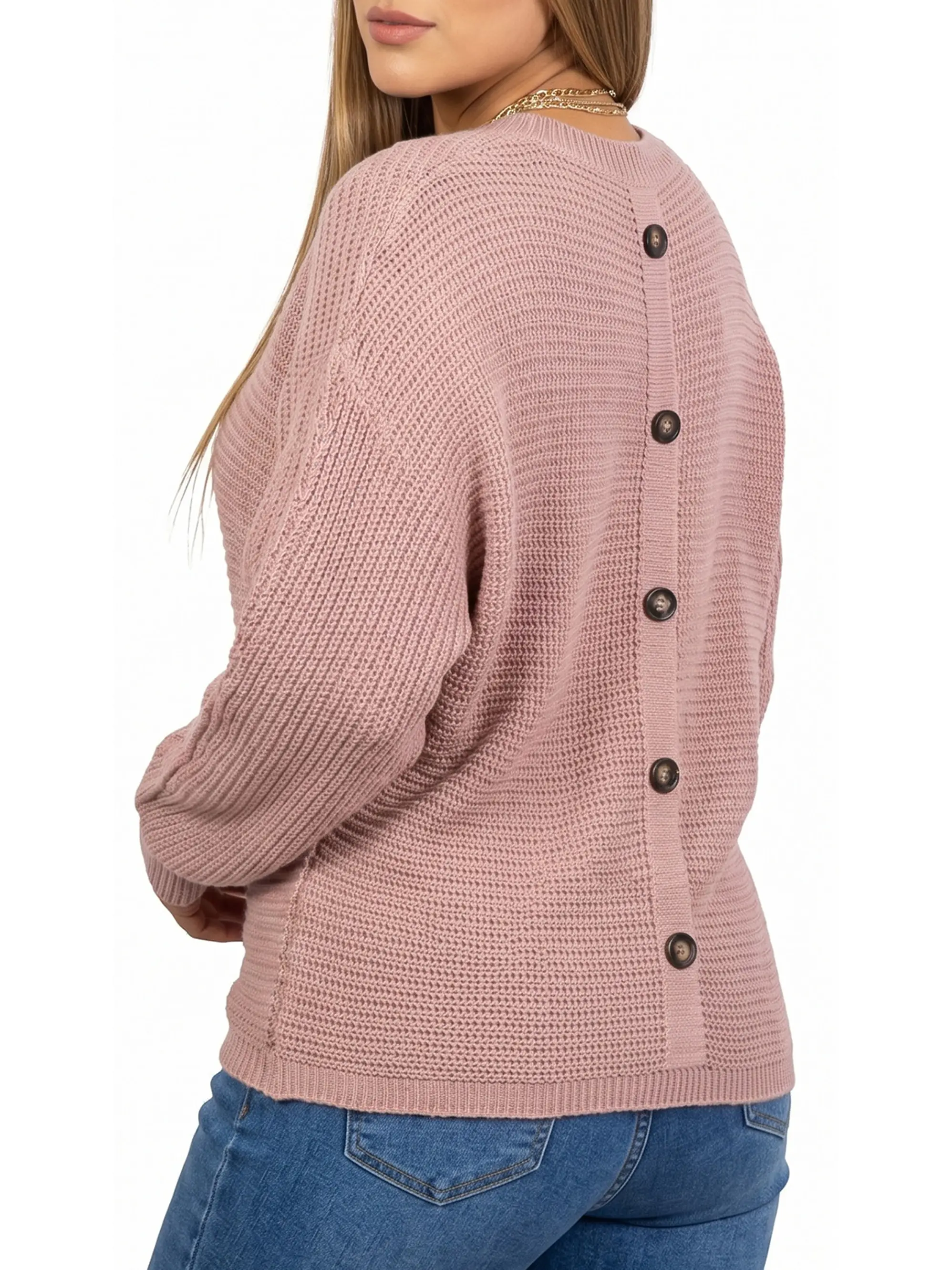 Sweater Oversize Botones traseros colores 6