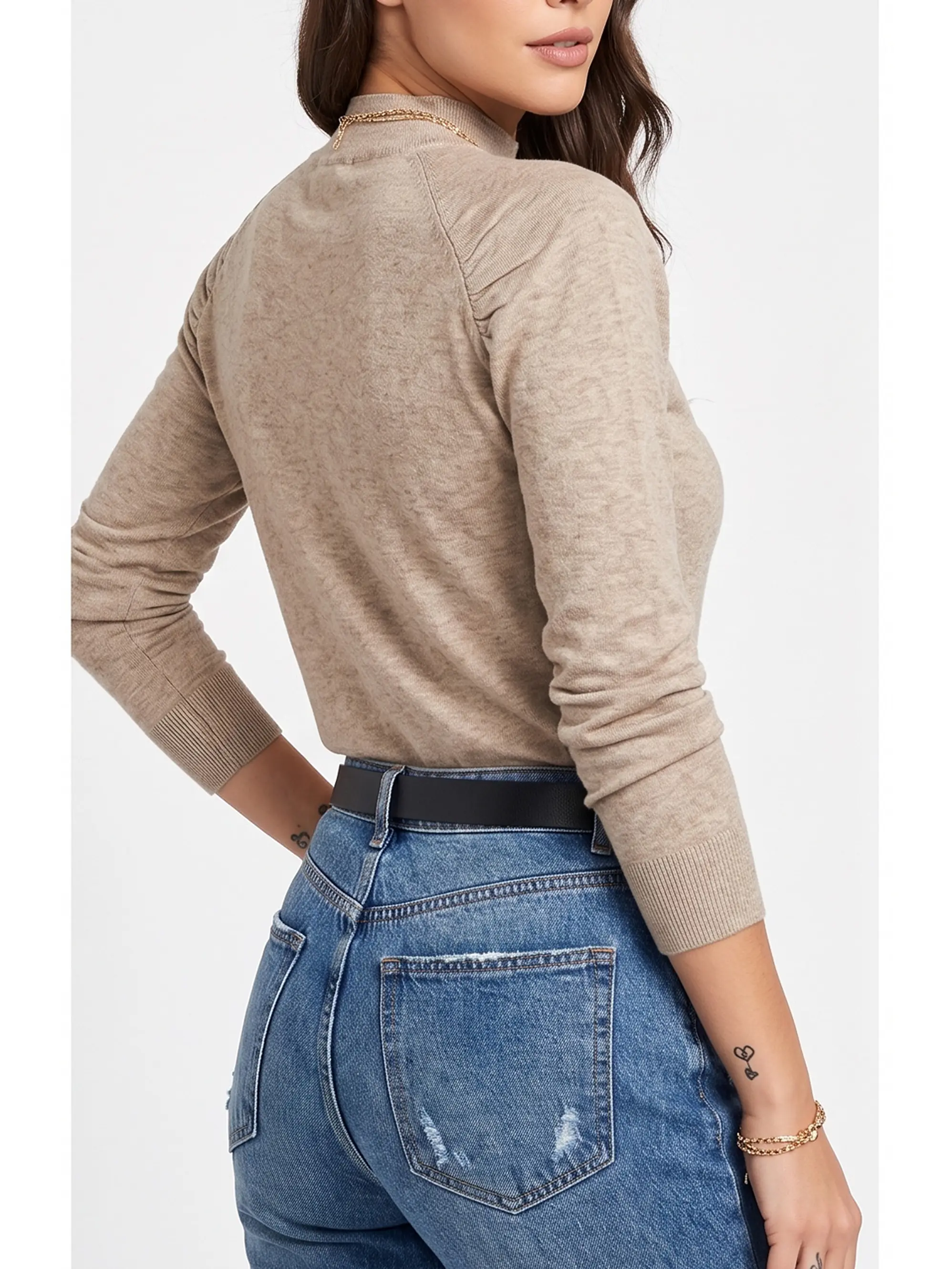 Sweater cuello medio Melisa colores 4