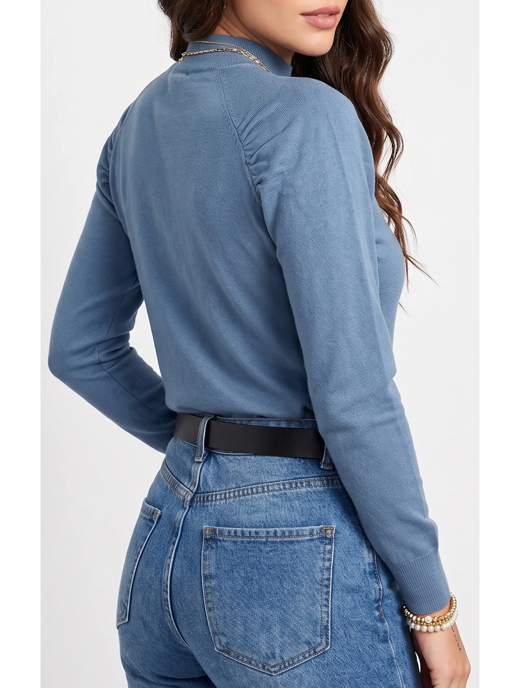 Sweater cuello medio Melisa colores 6
