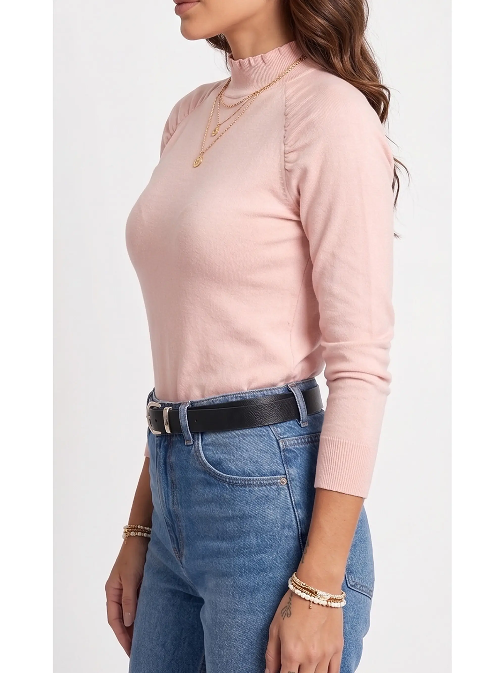 Sweater cuello medio Melisa colores 8