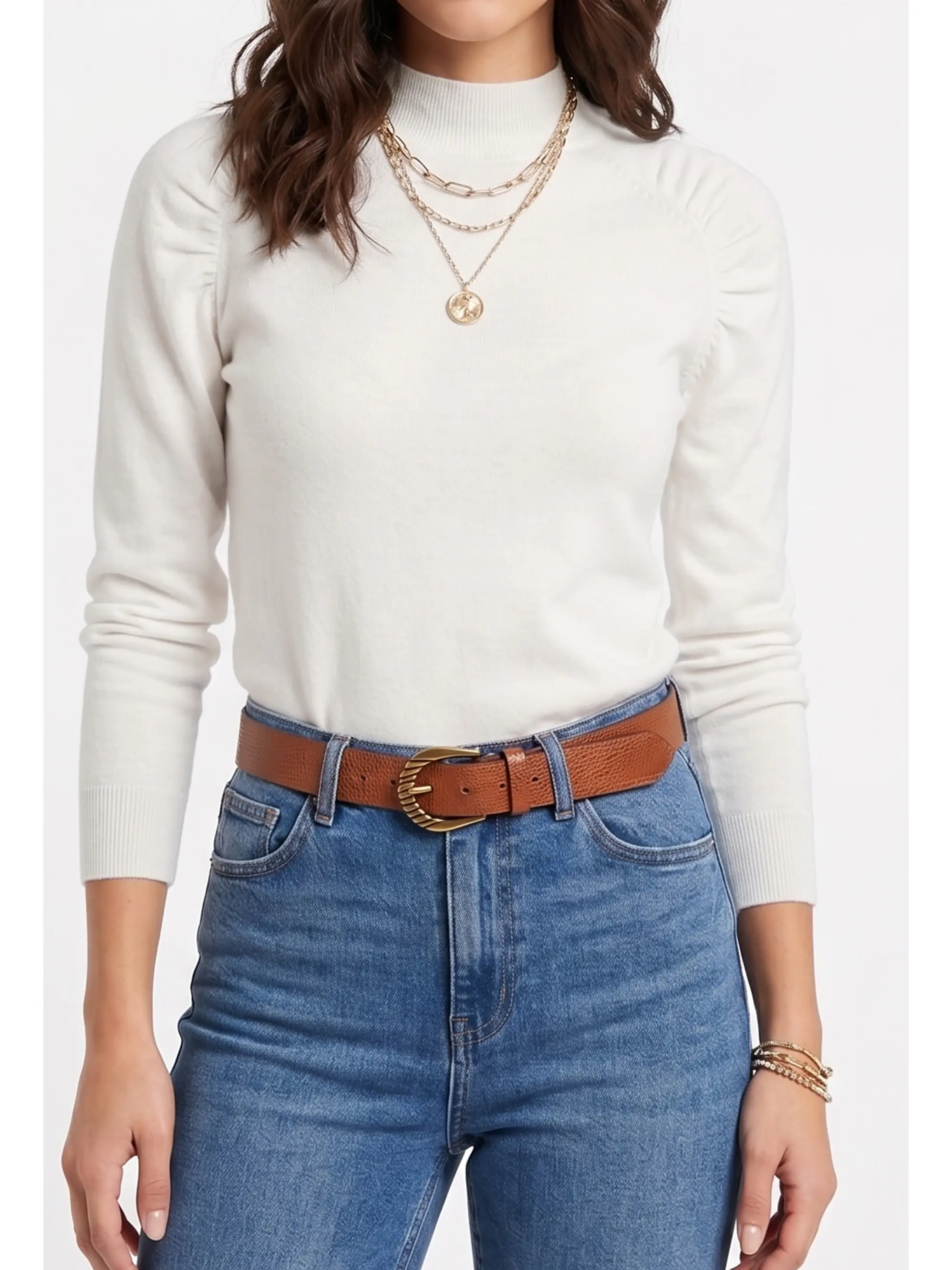 Sweater cuello medio Melisa colores 13