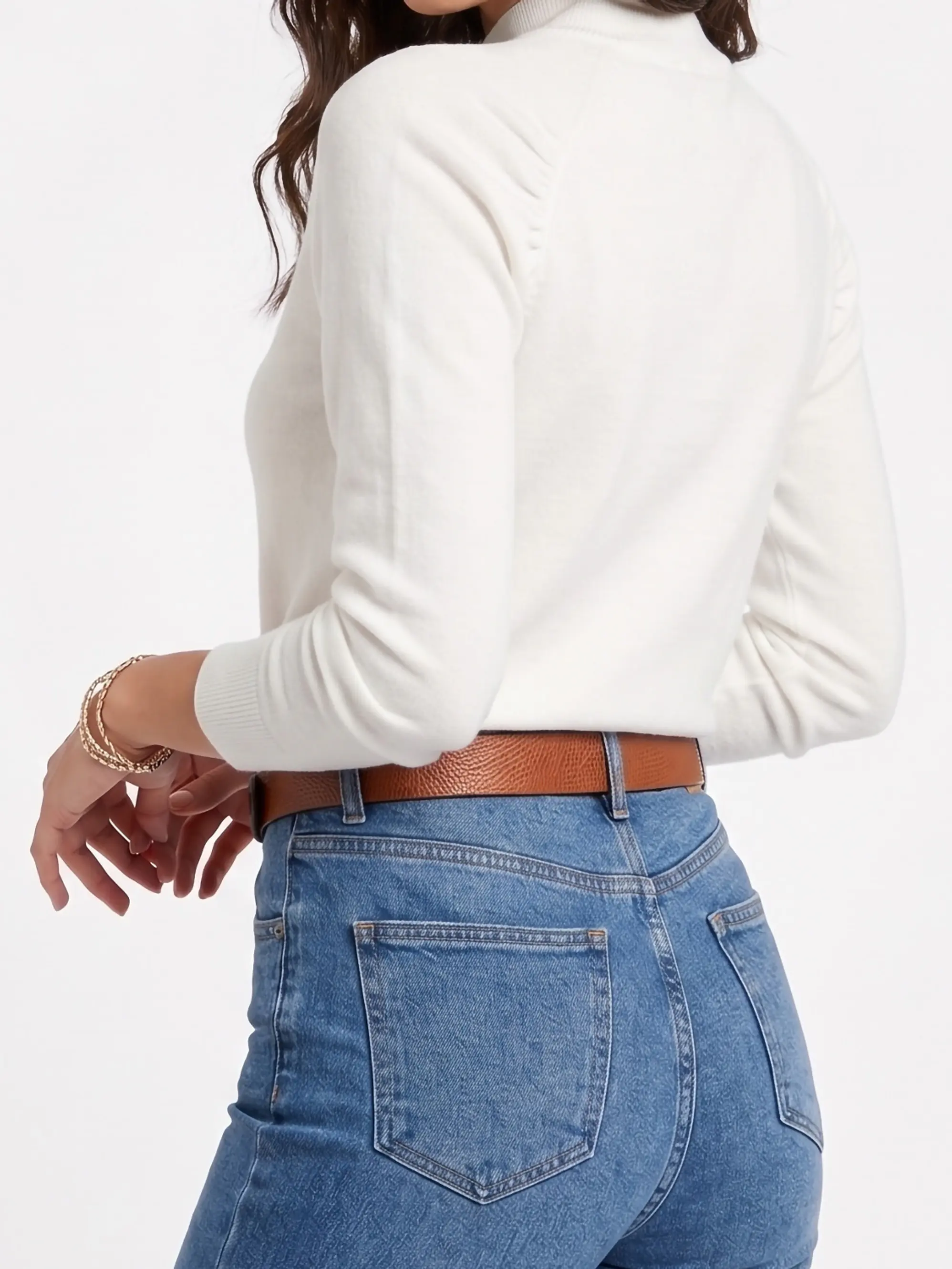 Sweater cuello medio Melisa colores 14