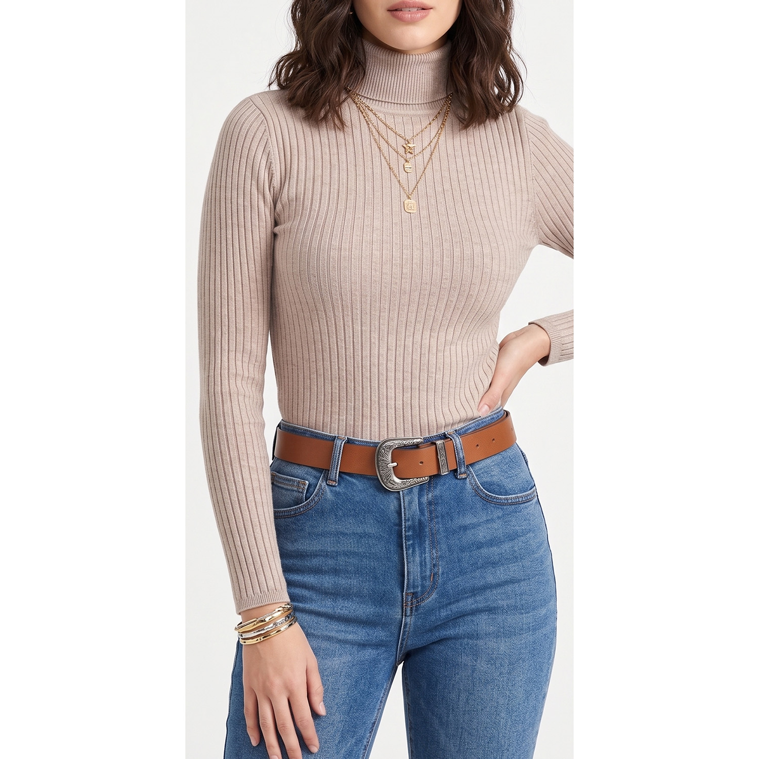 Sweater beatle básico mujer diseño Milán