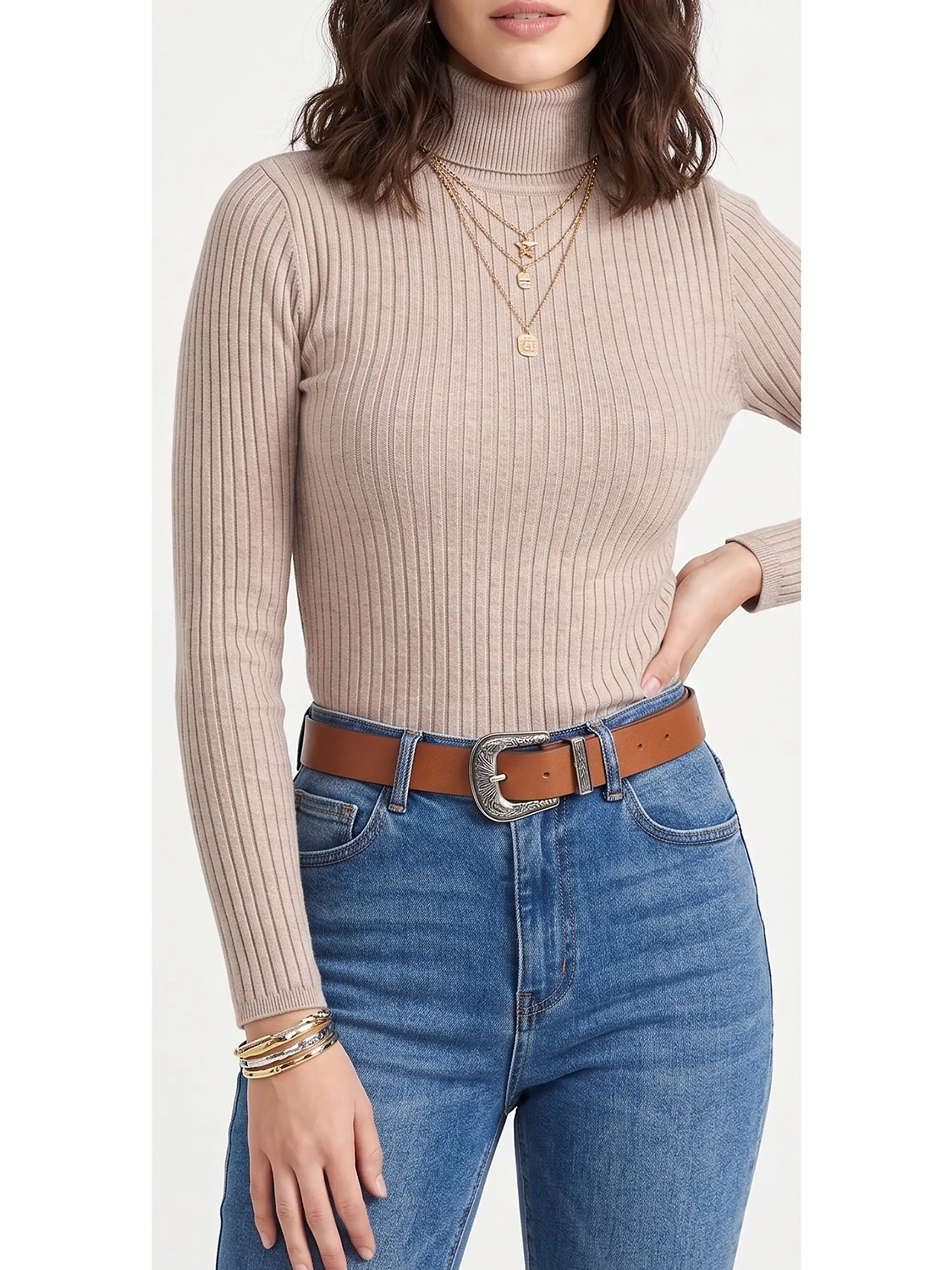 Sweater beatle básico mujer diseño Milán 1