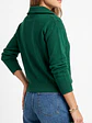 Sweater Mujer Con Medio Cierre Y Trenzas Colores - Miniatura 7