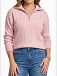 Sweater Mujer Con Medio Cierre Y Trenzas Colores - Miniatura 12