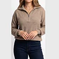 Sweater Tejido con Medio Cierre Metálico y Cuello Alto - Miniatura 5