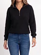 Sweater Tejido con Medio Cierre Metálico y Cuello Alto - Miniatura 3