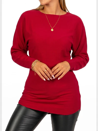 Sweater manga murciélago largo colores mujer