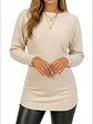 Sweater manga murciélago largo colores mujer - Miniatura 11