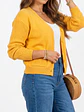 Cárdigan Mujer Básico Texturizado con Botones - Miniatura 14