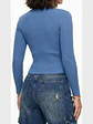 Sweater Canale Trenzas Semi Crop  - Miniatura 3