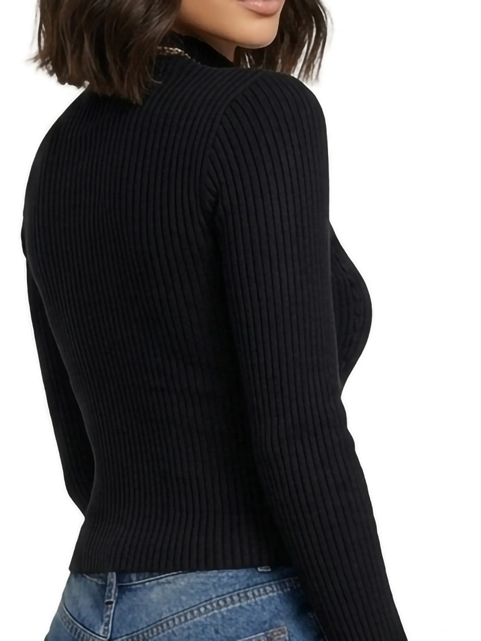 Sweater Canale Trenzas Semi Crop  2