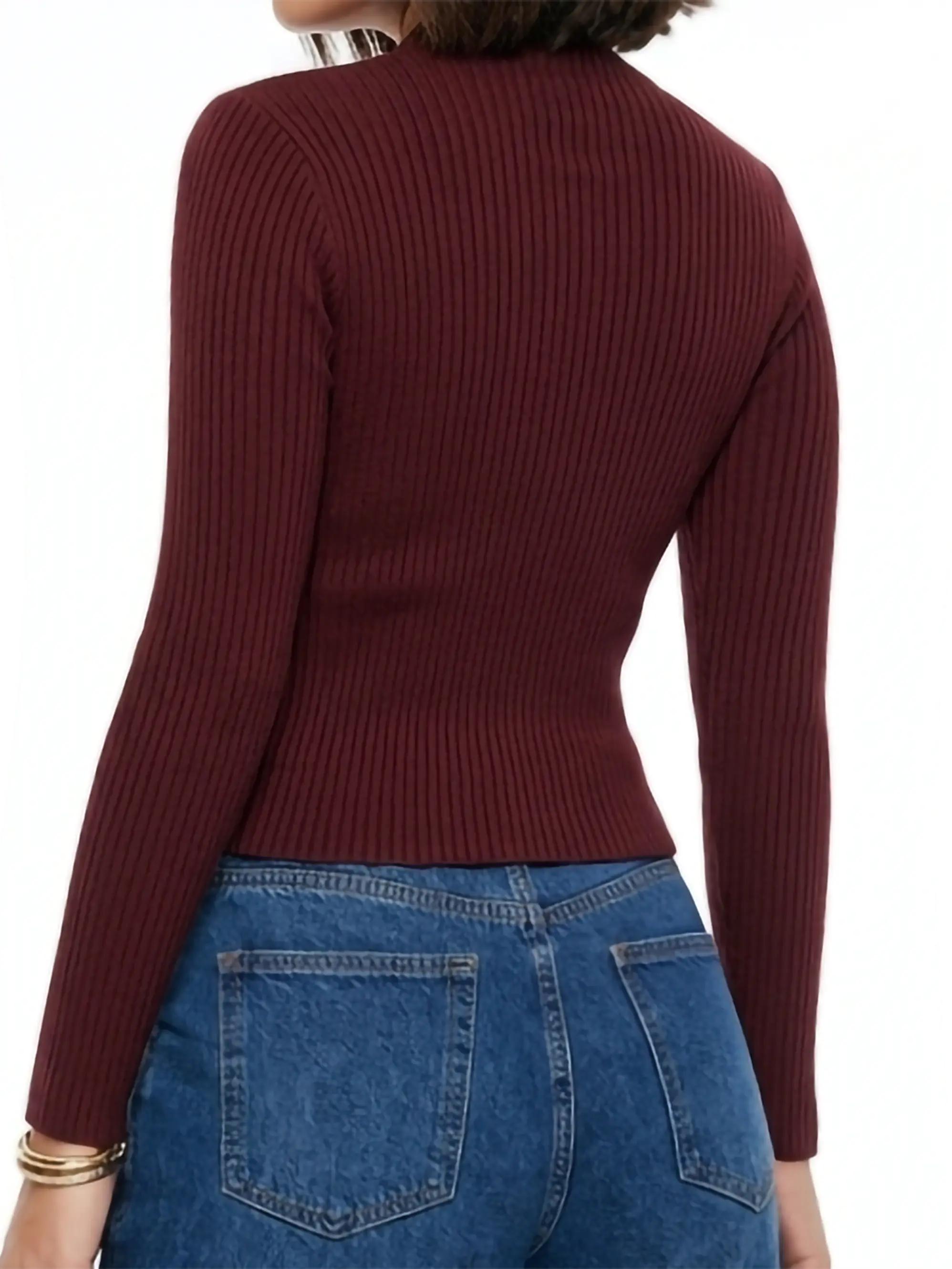 Sweater Canale Trenzas Semi Crop  8