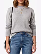 Sweater Tejido Cuello Medio con Detalles en Relieve - Miniatura 5