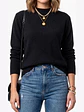 Sweater Tejido Cuello Medio con Detalles en Relieve - Miniatura 8