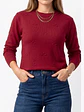 Sweater Tejido Cuello Medio con Detalles en Relieve - Miniatura 12