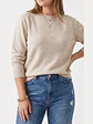 Sweater Tejido Cuello Medio con Detalles en Relieve - Miniatura 2