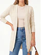 Cardigán spandex invierno texturado Anis colores - Miniatura 1