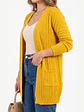Cardigán spandex invierno texturado Anis colores - Miniatura 15