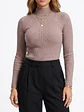 Sweater mujer Morley Cuello Alto con lineasFrontal - Miniatura 12