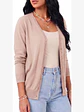 Cardigan Clasico Mujer Botones Escote V Chaleco Liso - Miniatura 3