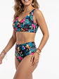 Bikini tiro alto mujer Malia Verde + Kimono - Miniatura 4