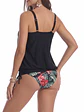 Tankini mujer sport bikini Negro - Miniatura 4