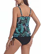 Tankini mujer sport bikini hojas - Miniatura 3