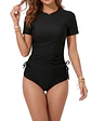 Tankini mujer negro sport surfer - Miniatura 1