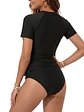 Tankini mujer negro sport surfer - Miniatura 3