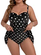 Tankini Negro Retro Copa - Miniatura 3