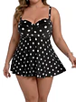 Tankini Negro Retro Copa - Miniatura 1