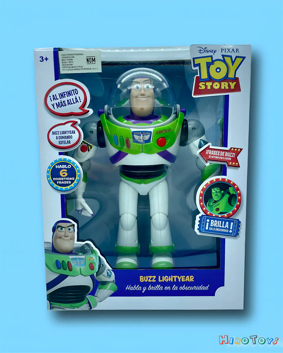 Figura de Acción Buzz Lightyear: Habla y Brilla en la Oscuridad (Toymark) 1