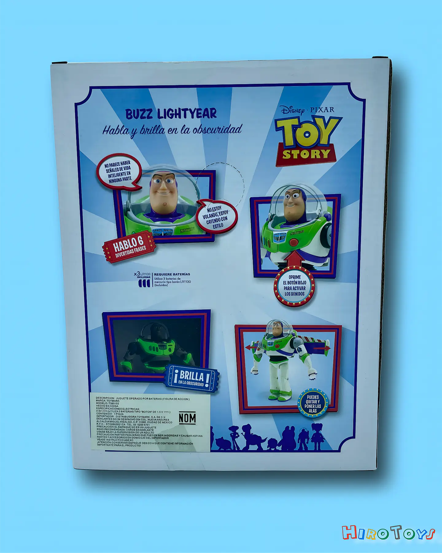 Figura de Acción Buzz Lightyear: Habla y Brilla en la Oscuridad (Toymark) 2