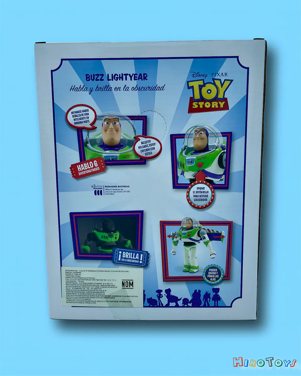 Figura de Acción Buzz Lightyear: Habla y Brilla en la Oscuridad (Toymark) 2