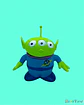 Space Alien (Marcianito de Pizza Planeta) - Miniatura 3