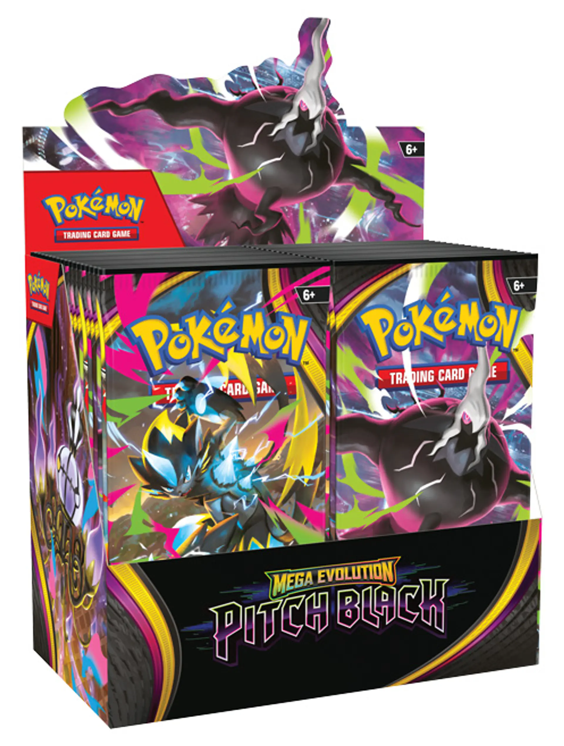 Mega Evolution Pitch Black - Booster Box Inglés (36 sobres) 1
