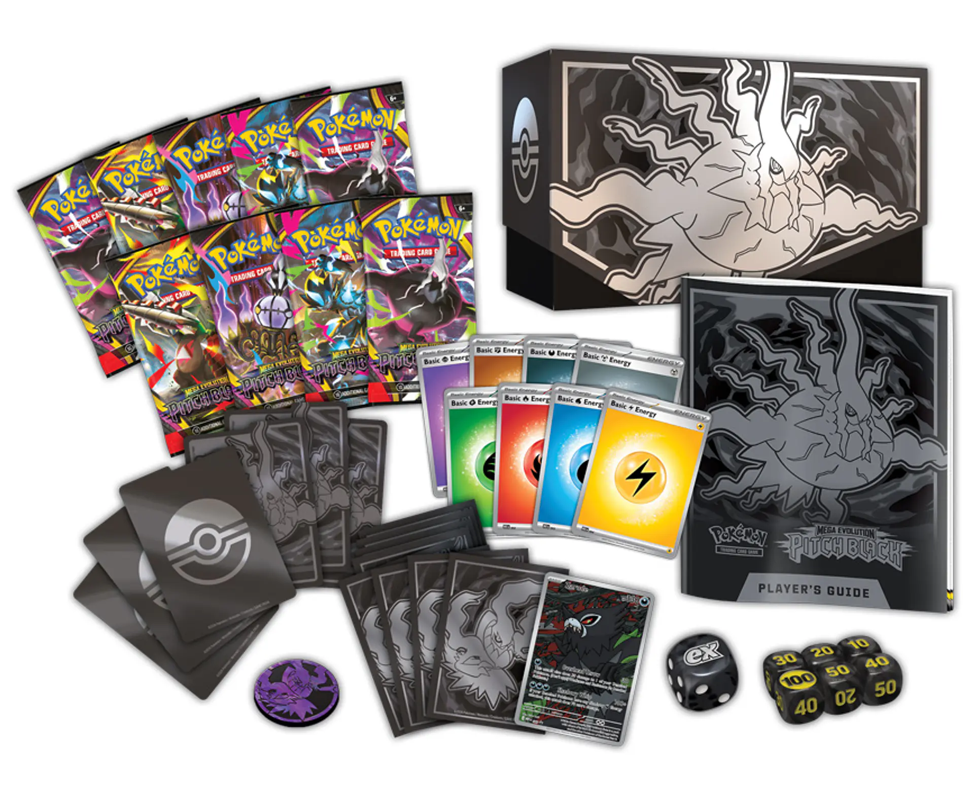 Mega Evolution Pitch Black - Elite Trainer Box Inglés 2