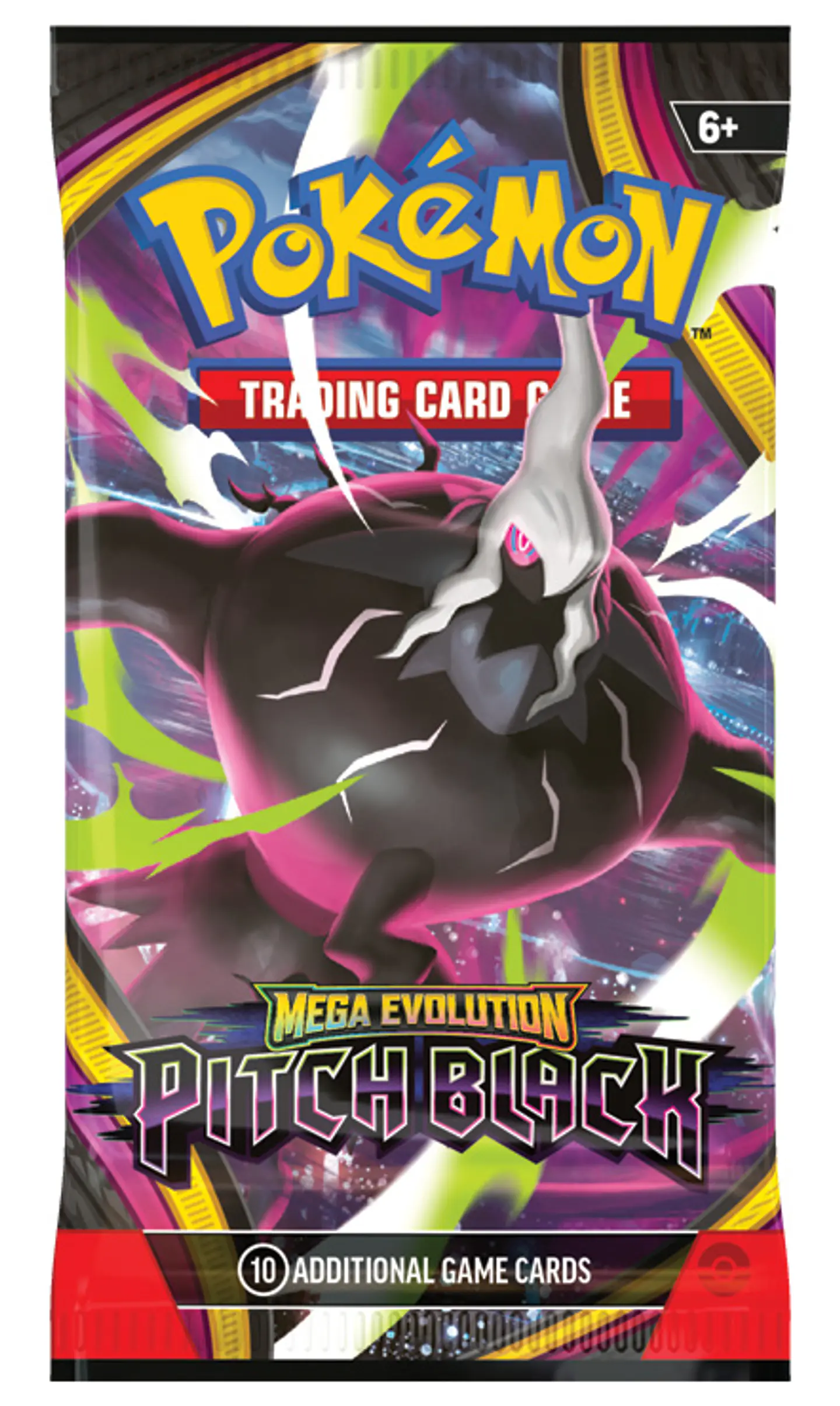 Pokemon TCG: Mega Evolution Pitch Black - Booster Pack Art Bundle (4 sobres) 3