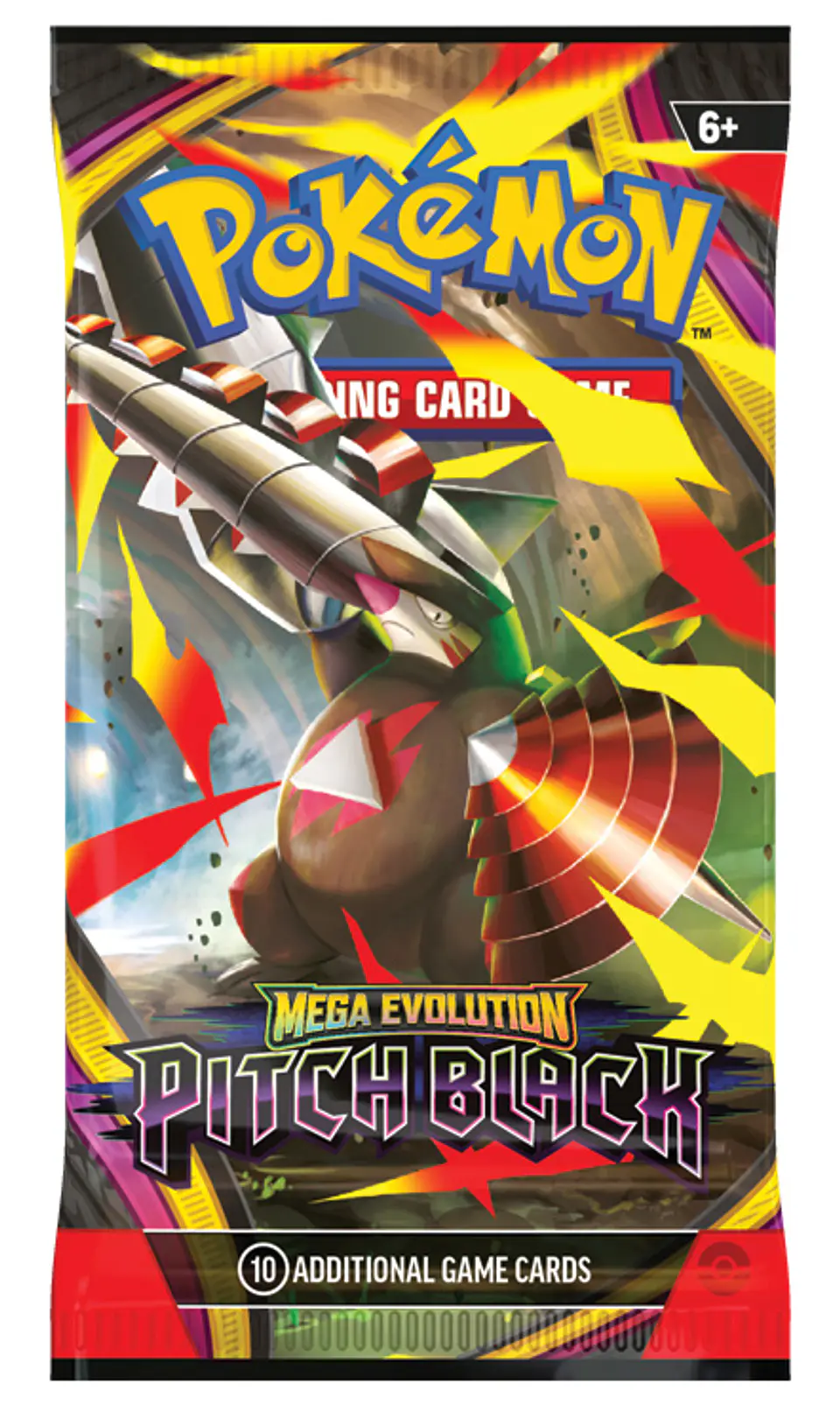 Pokemon TCG: Mega Evolution Pitch Black - Booster Pack Art Bundle (4 sobres) 4