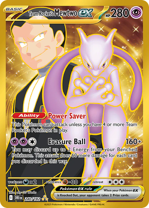 Team Rocket's Mewtwo ex - Destined Rivals