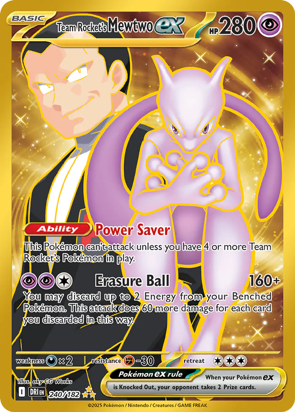 Team Rocket's Mewtwo ex - Destined Rivals 1