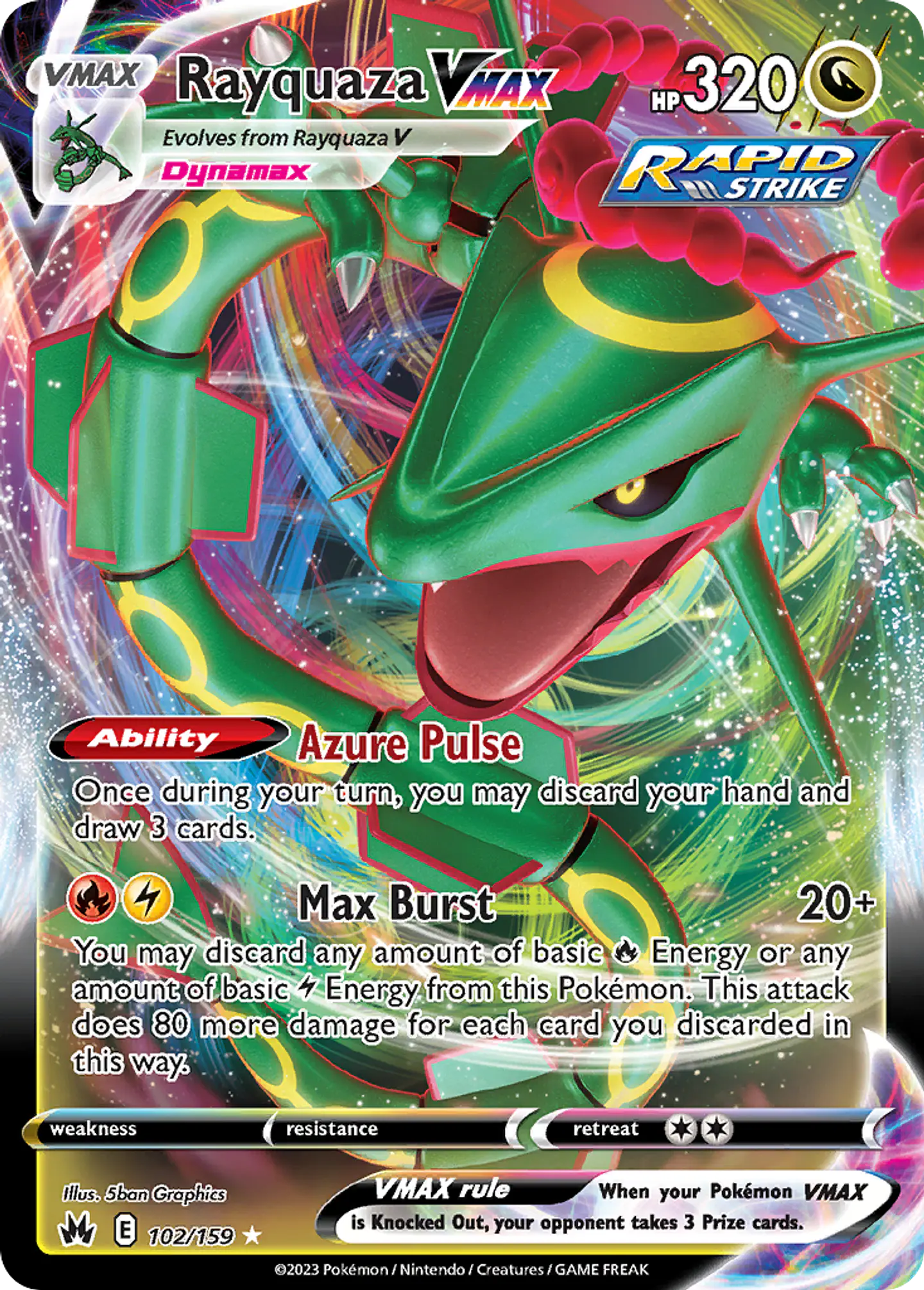 Rayquaza VMAX - Crown Zenith 1