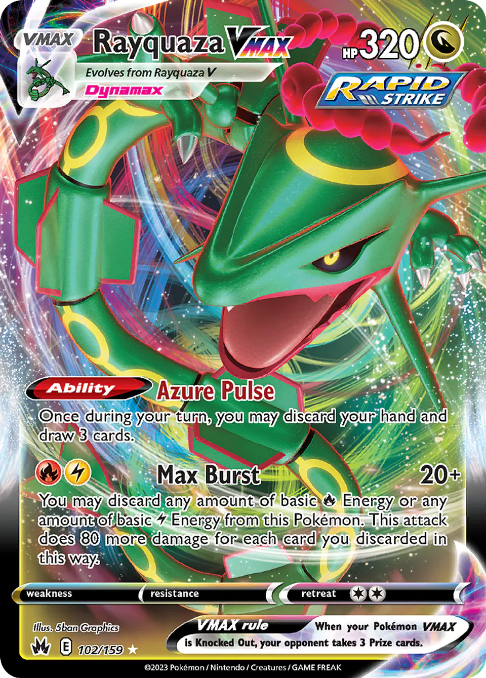 Rayquaza VMAX - Crown Zenith 1