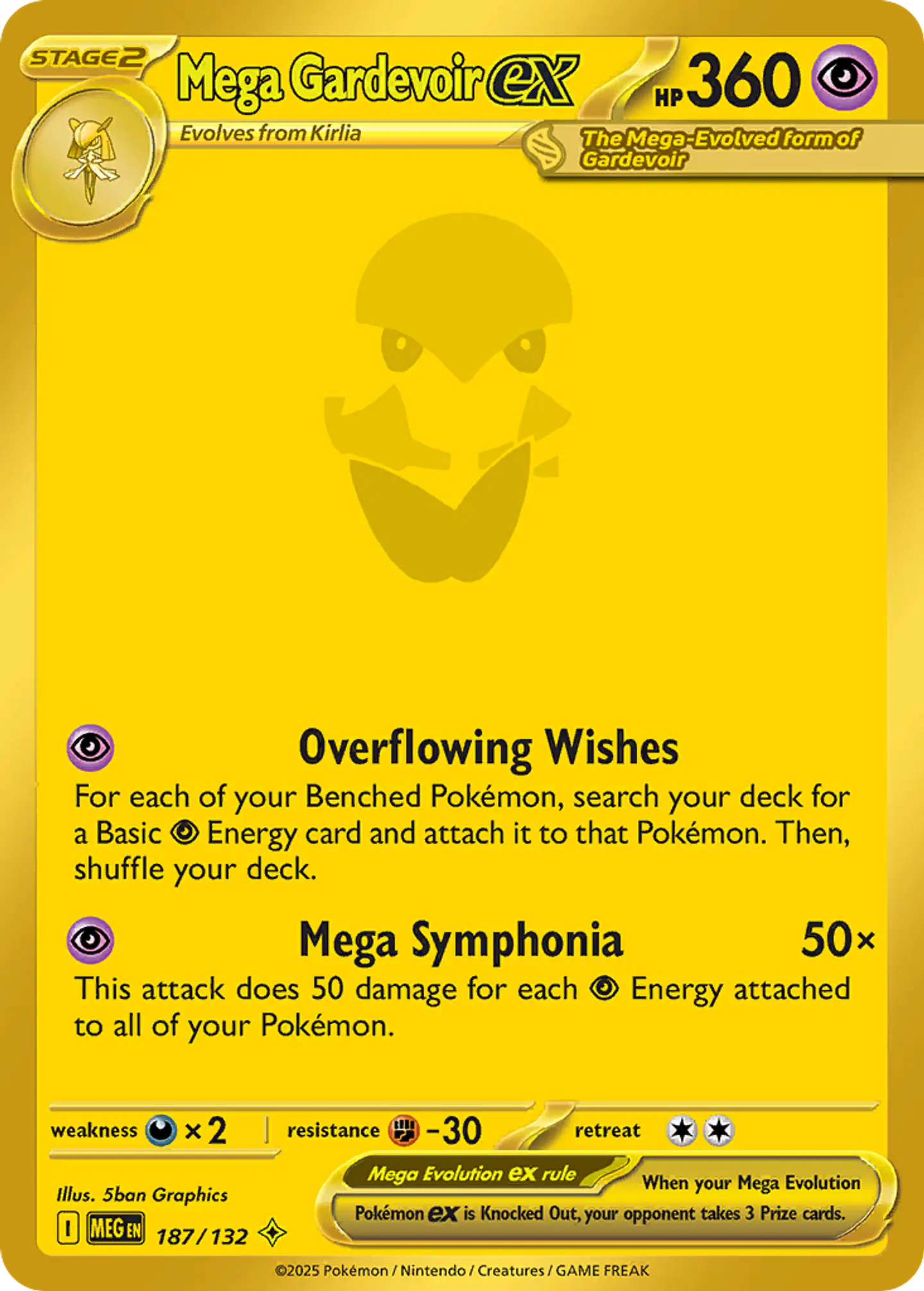 Mega Gardevoir ex - Mega Evolution 1