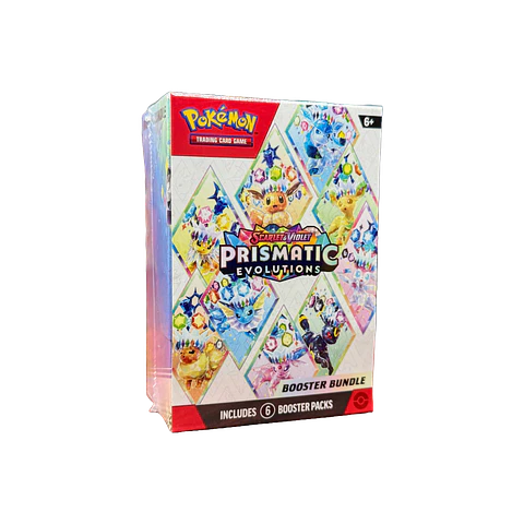 Pokémon TCG: Prismatic Evolutions - Booster Bundle (6 sobres)
