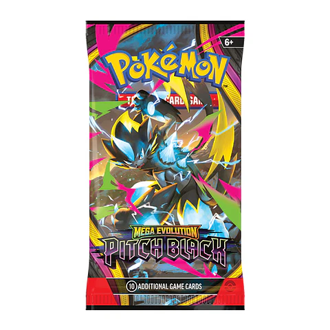 Mega Evolution Pitch Black - Sobre Individual Inglés (Sleeved Booster)