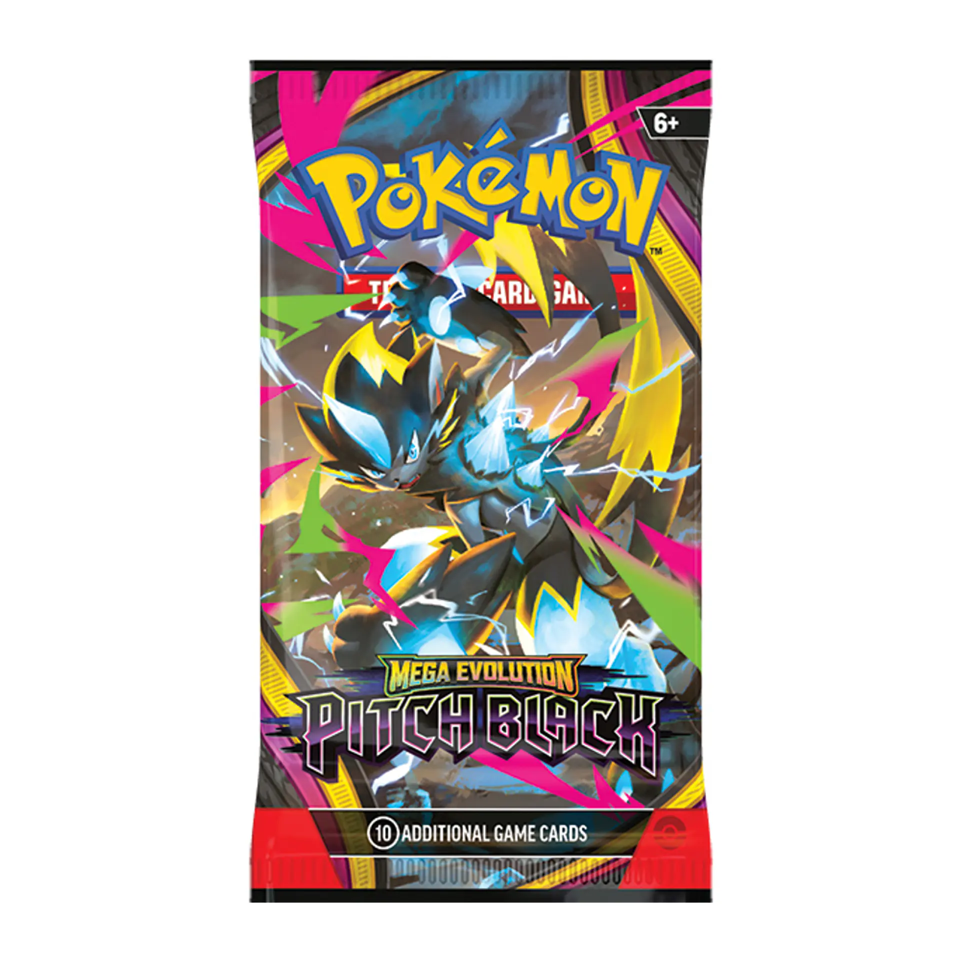 Mega Evolution Pitch Black - Sobre Individual Inglés (Sleeved Booster) 1