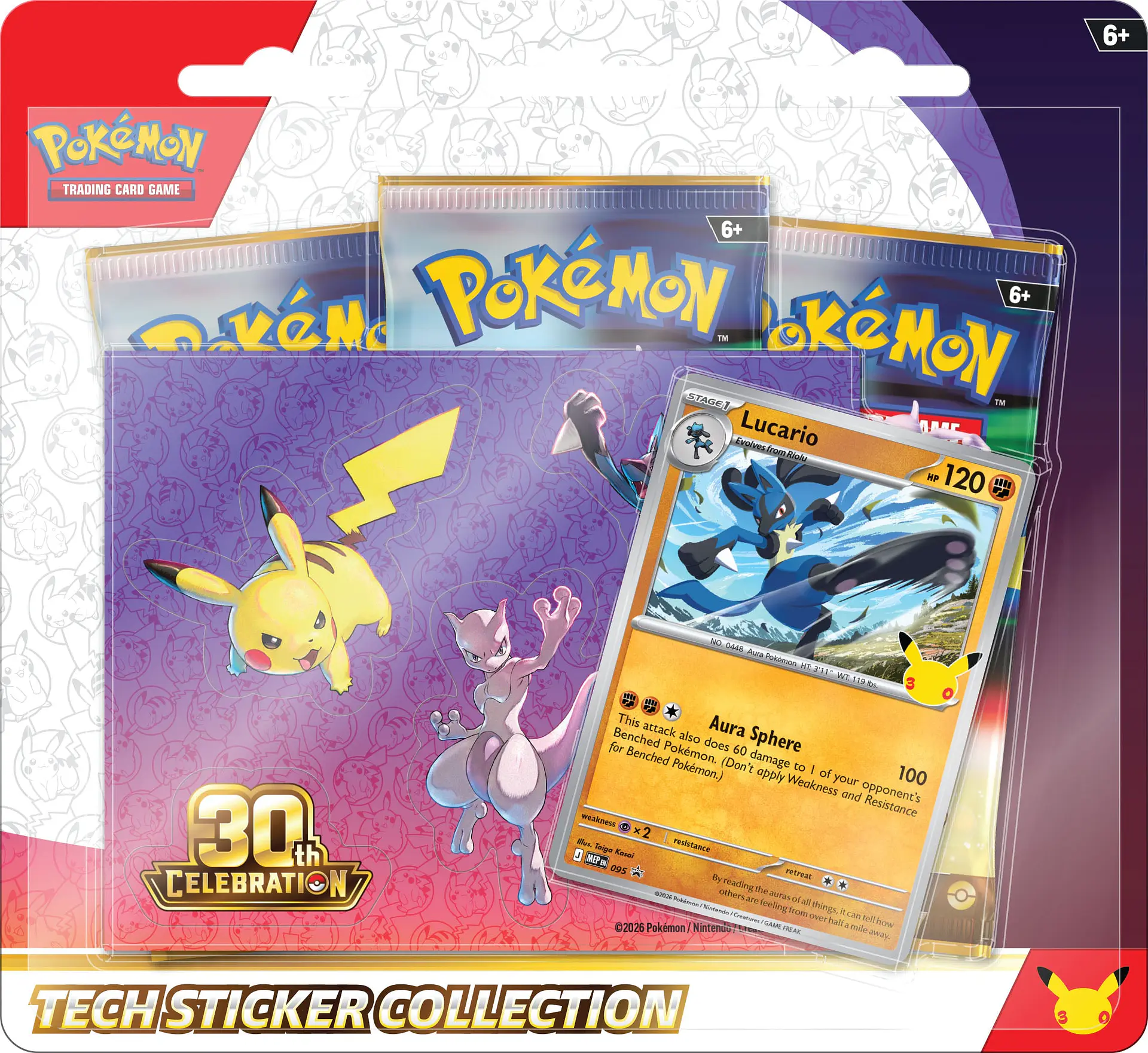 30th Celebration - Tech Sticker Collection Ingles 1